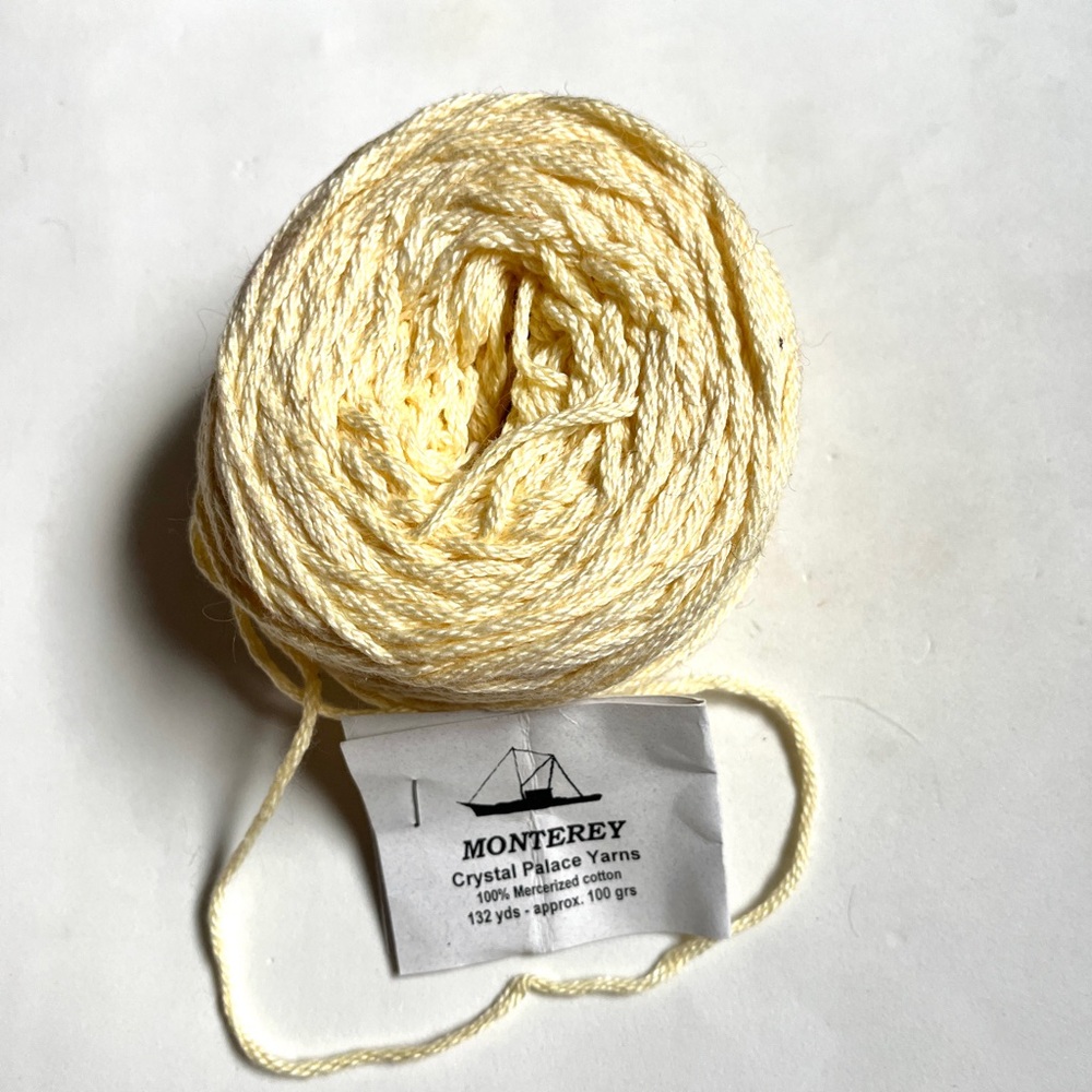 Crystal Palace Yarns in Creamy Light Yellow NWT Cotton